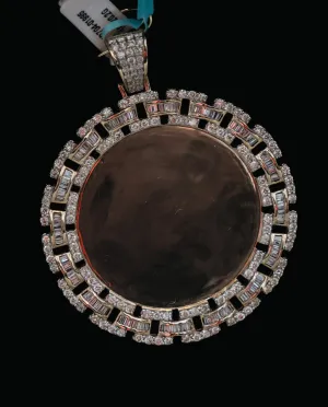 10K Yellow Gold Memorial Pendant 4.23Ct / 20.2gr