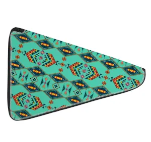 27 Inch Fan Case - Travois Tipi Smoky Sky