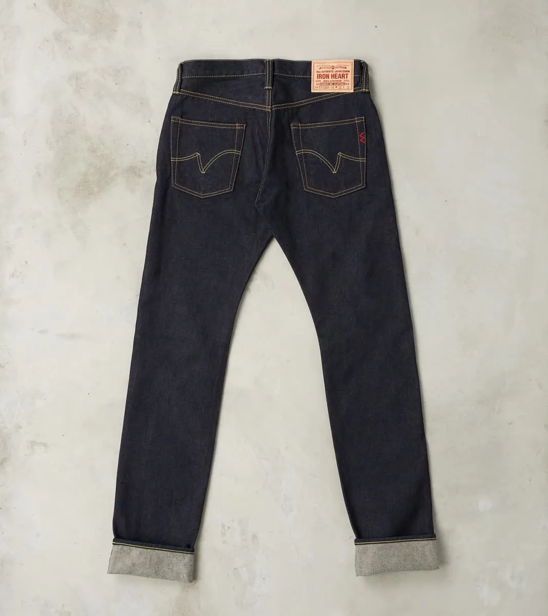 777SBR-14 - Slim Tapered - 14oz Broken Twill Indigo