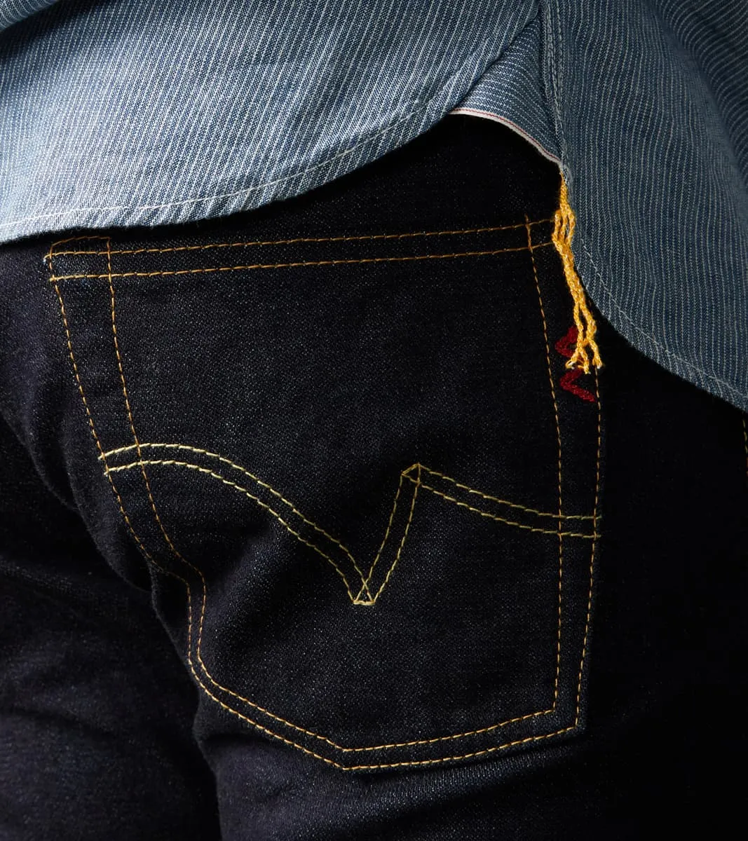 777SBR-14 - Slim Tapered - 14oz Broken Twill Indigo