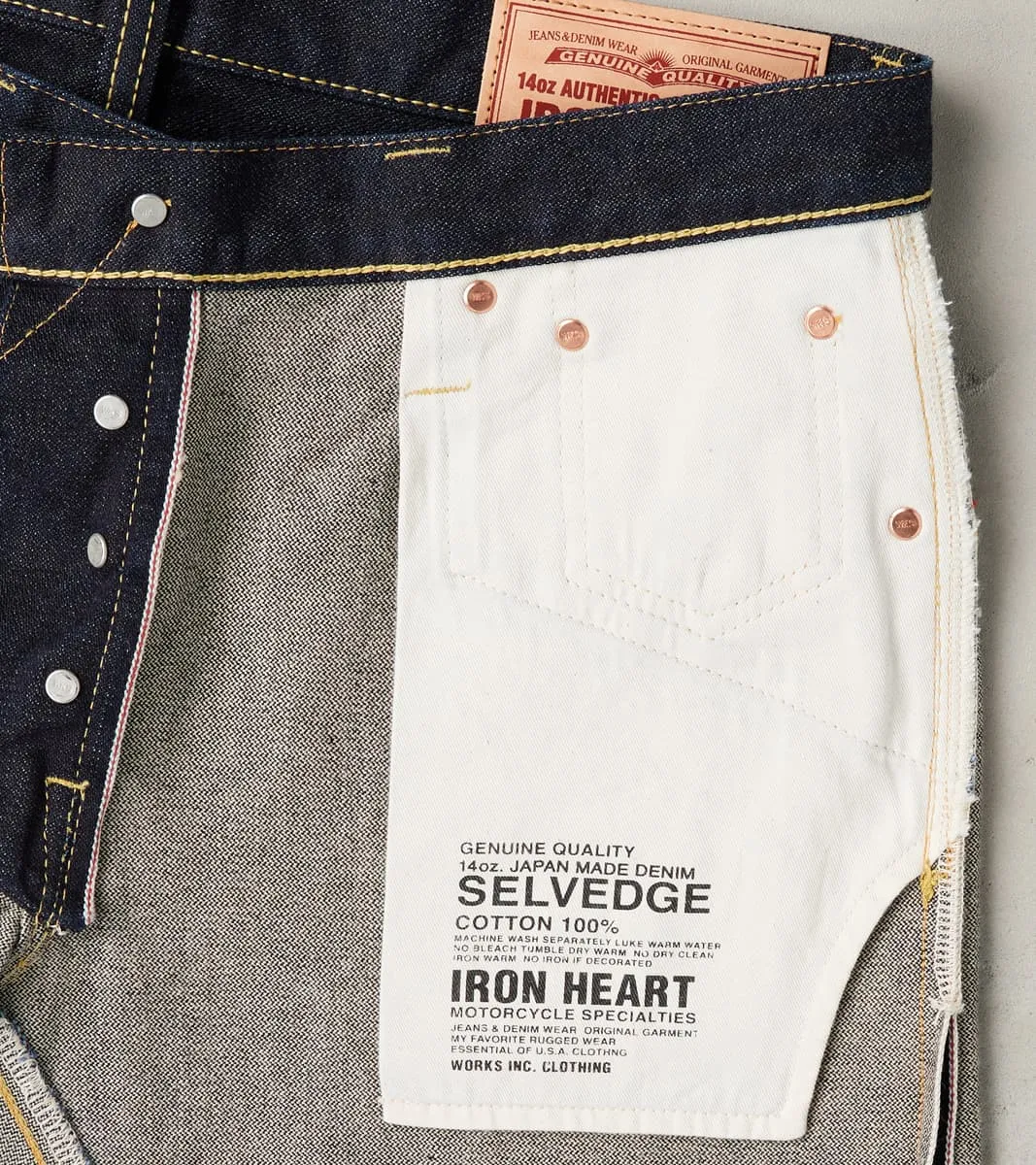 777SBR-14 - Slim Tapered - 14oz Broken Twill Indigo
