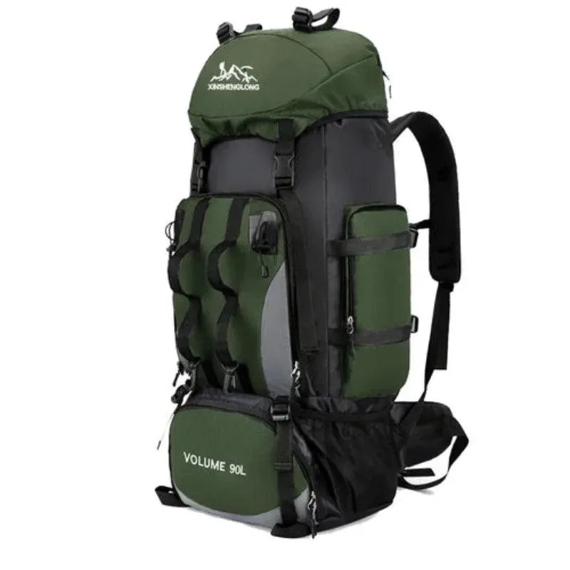 90L Waterproof Hiking Camping Backpack