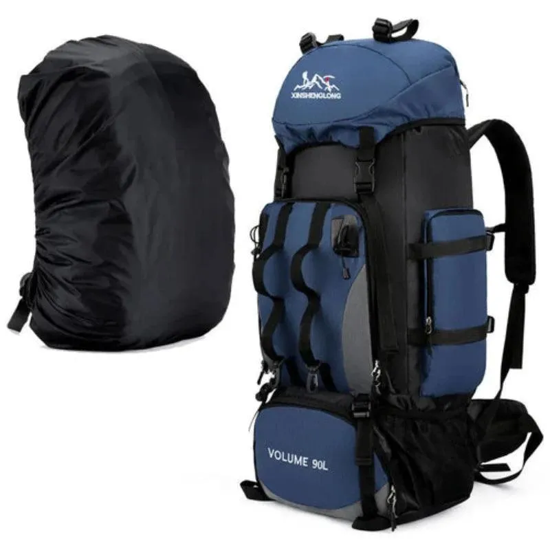 90L Waterproof Hiking Camping Backpack