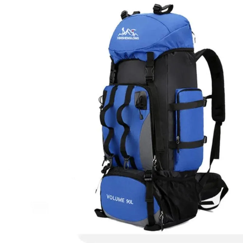 90L Waterproof Hiking Camping Backpack