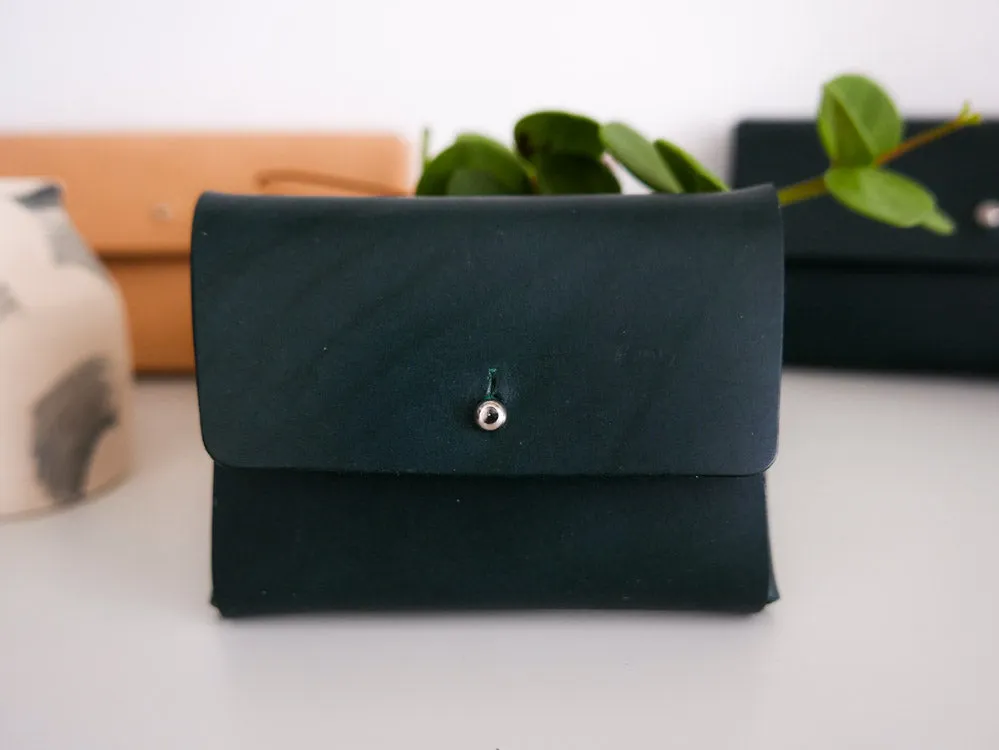 Alpine Green Leather Purse