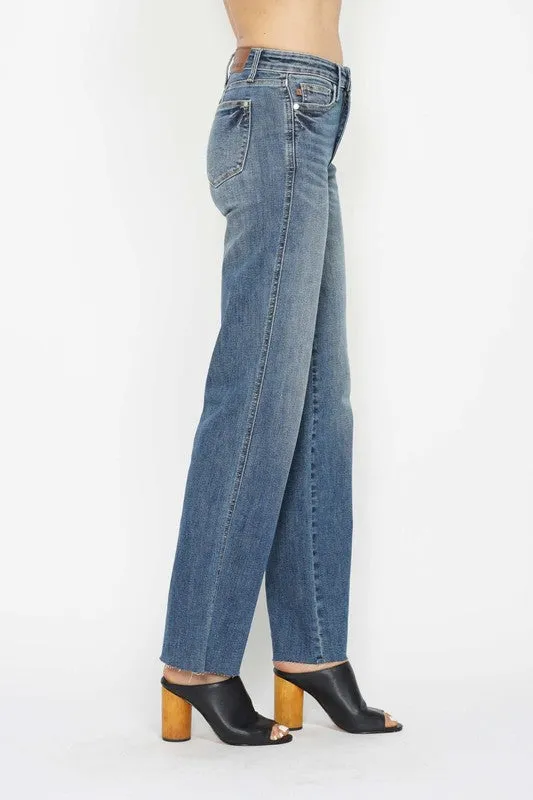 Ashville Mid Rise Vintage Straight Denim