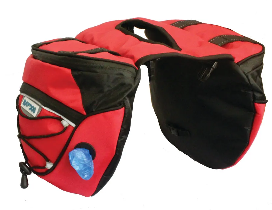 Bay Dog Saranac Saranac Dog Backpack Red Large