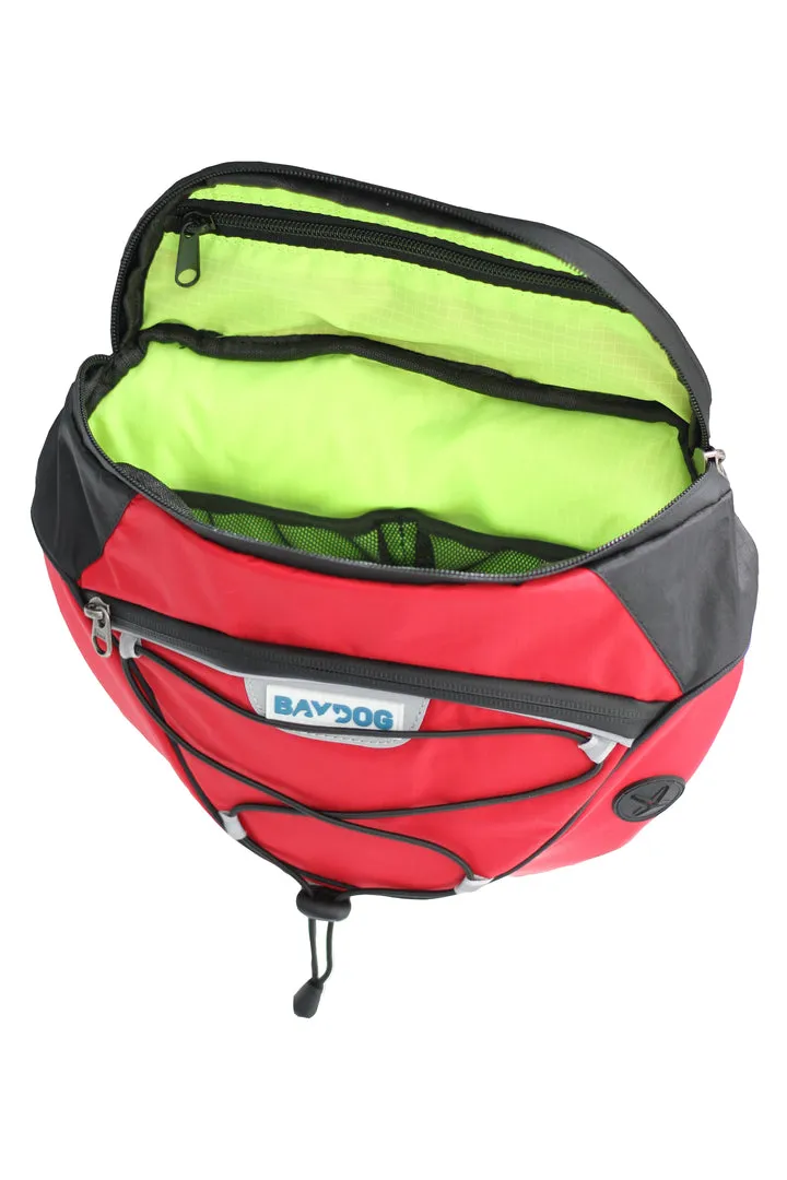 Bay Dog Saranac Saranac Dog Backpack Red Large