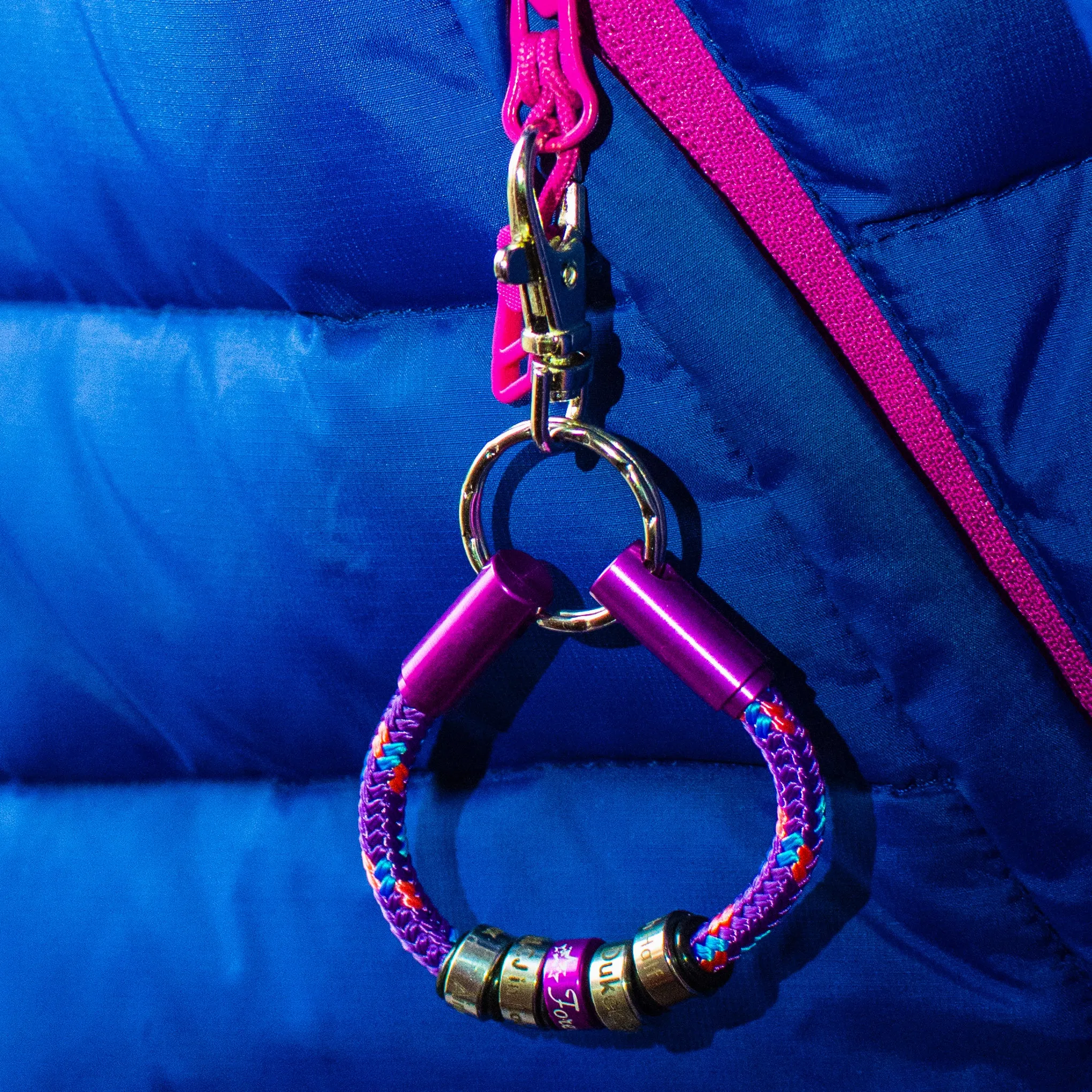 Beautiful Brass Personalised NOTCH Charm