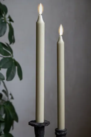 Beautiful Dinner Candle - Sage Green