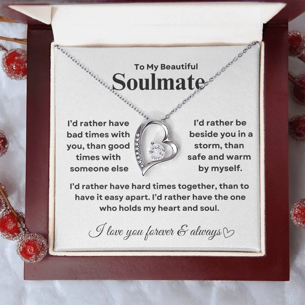Beautiful forever love necklace