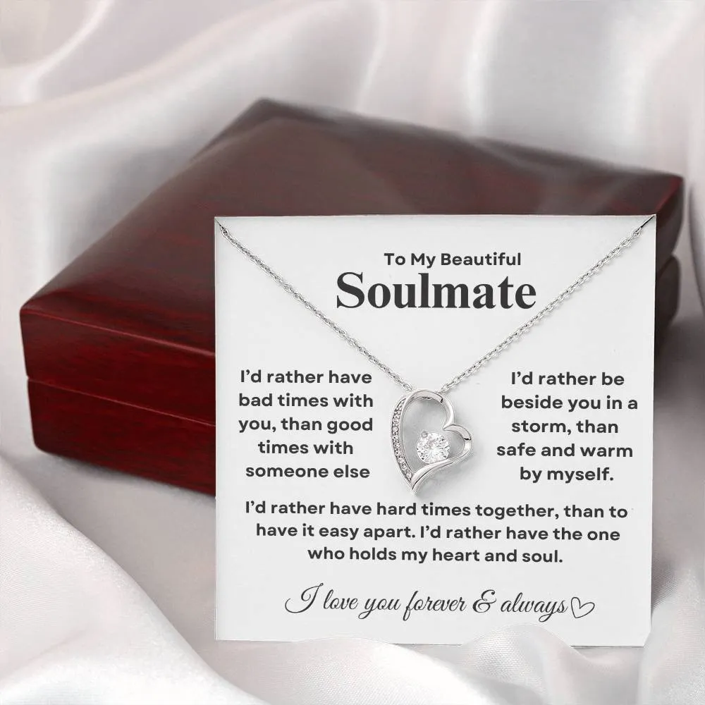 Beautiful forever love necklace
