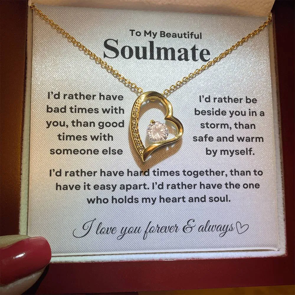 Beautiful forever love necklace