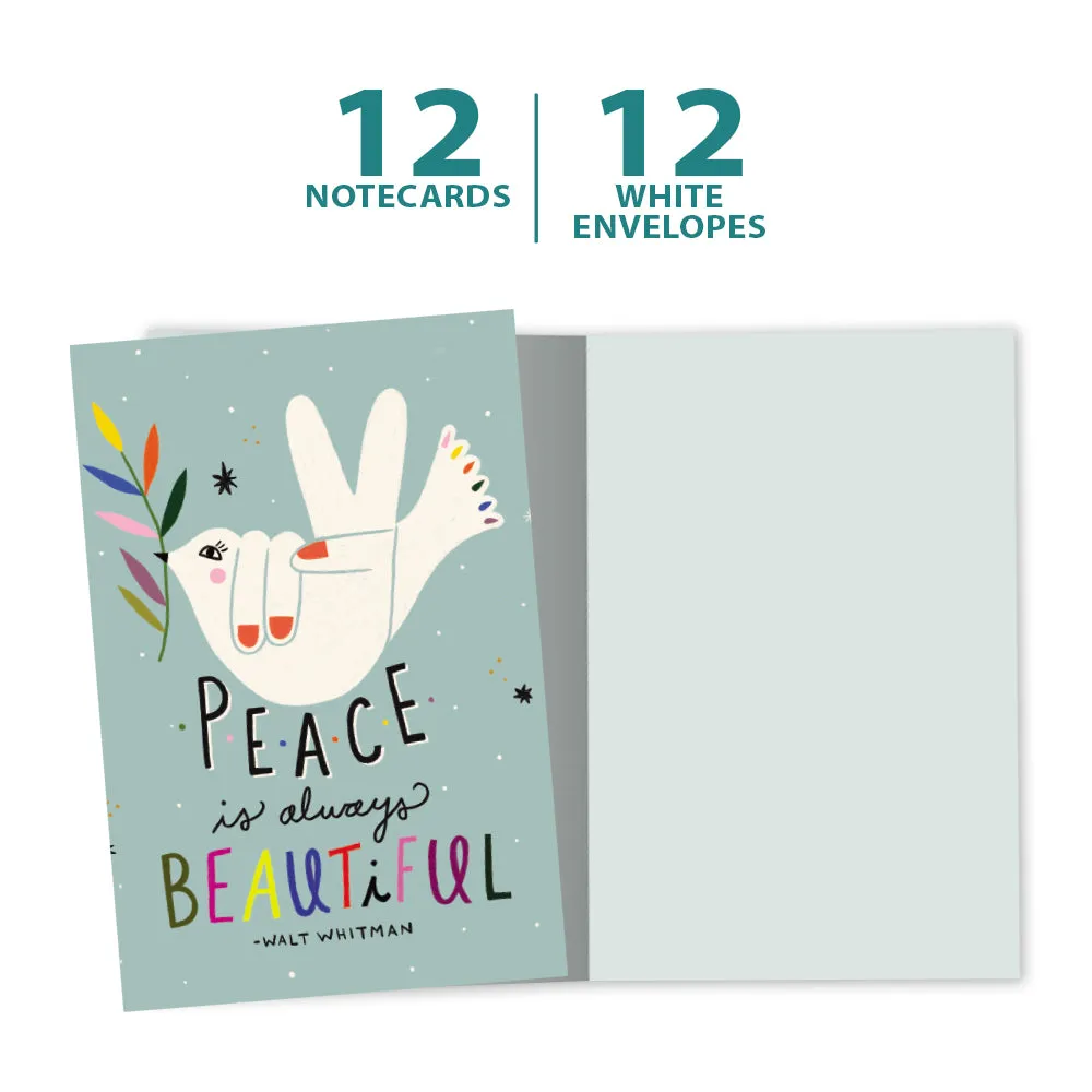 Beautiful Peace 12 Pack Notecards