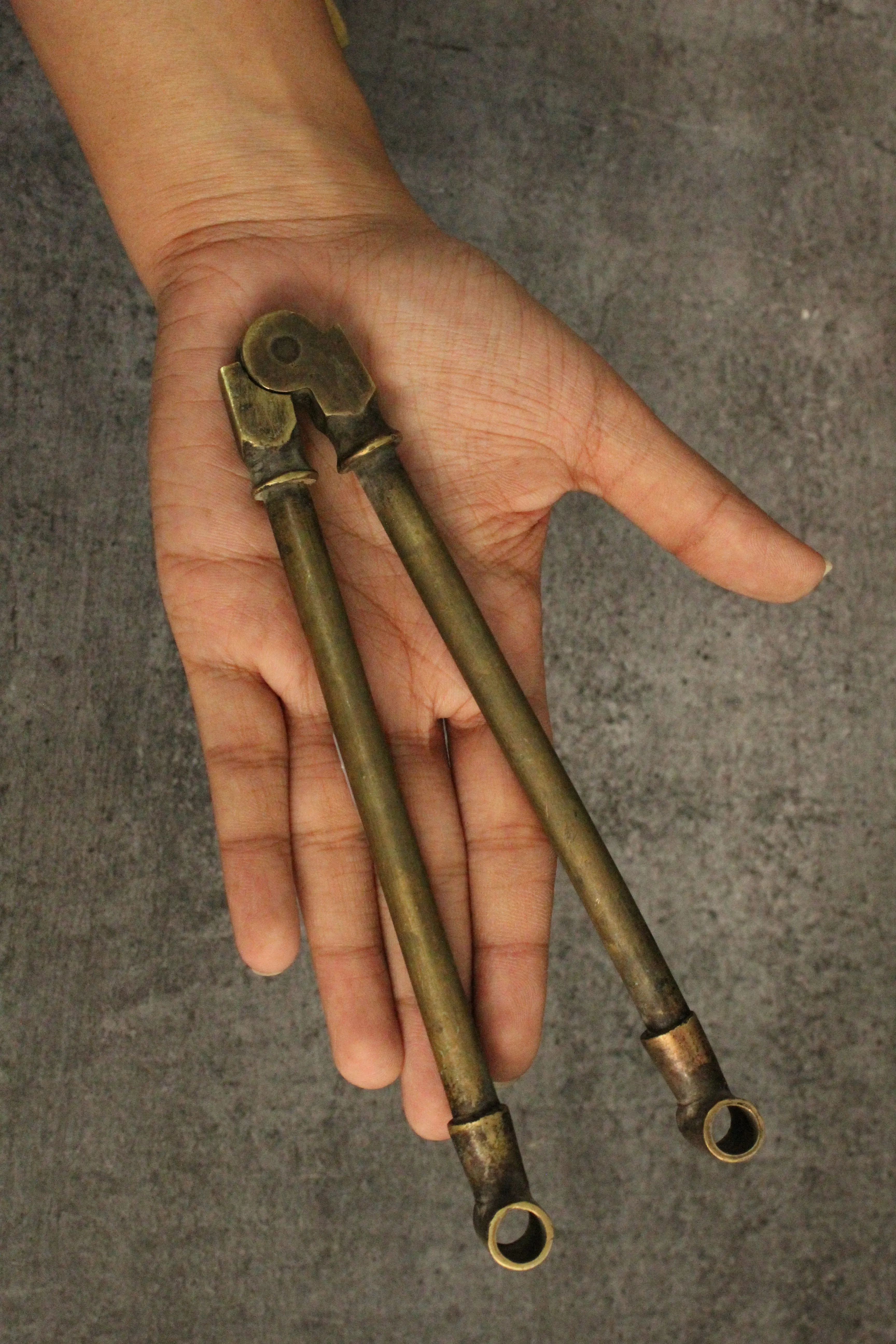 Beautiful Vintage Brass WalNut Cracker