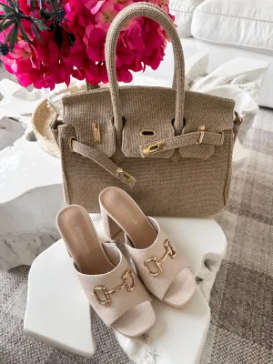 BEST SELLER!! Luxe Jute Handbag - Limited Edition