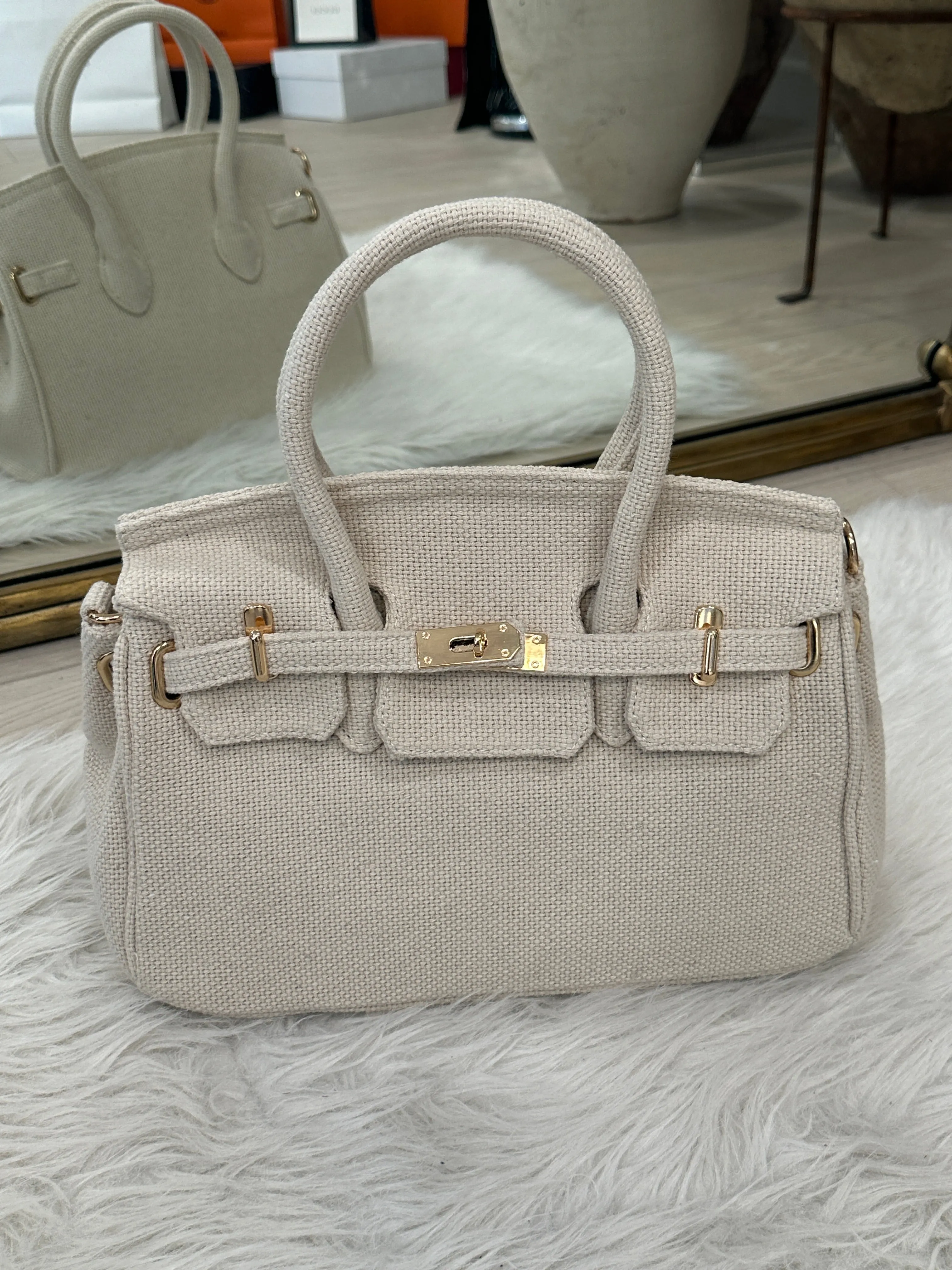 BEST SELLER!! Luxe Jute Handbag - Limited Edition