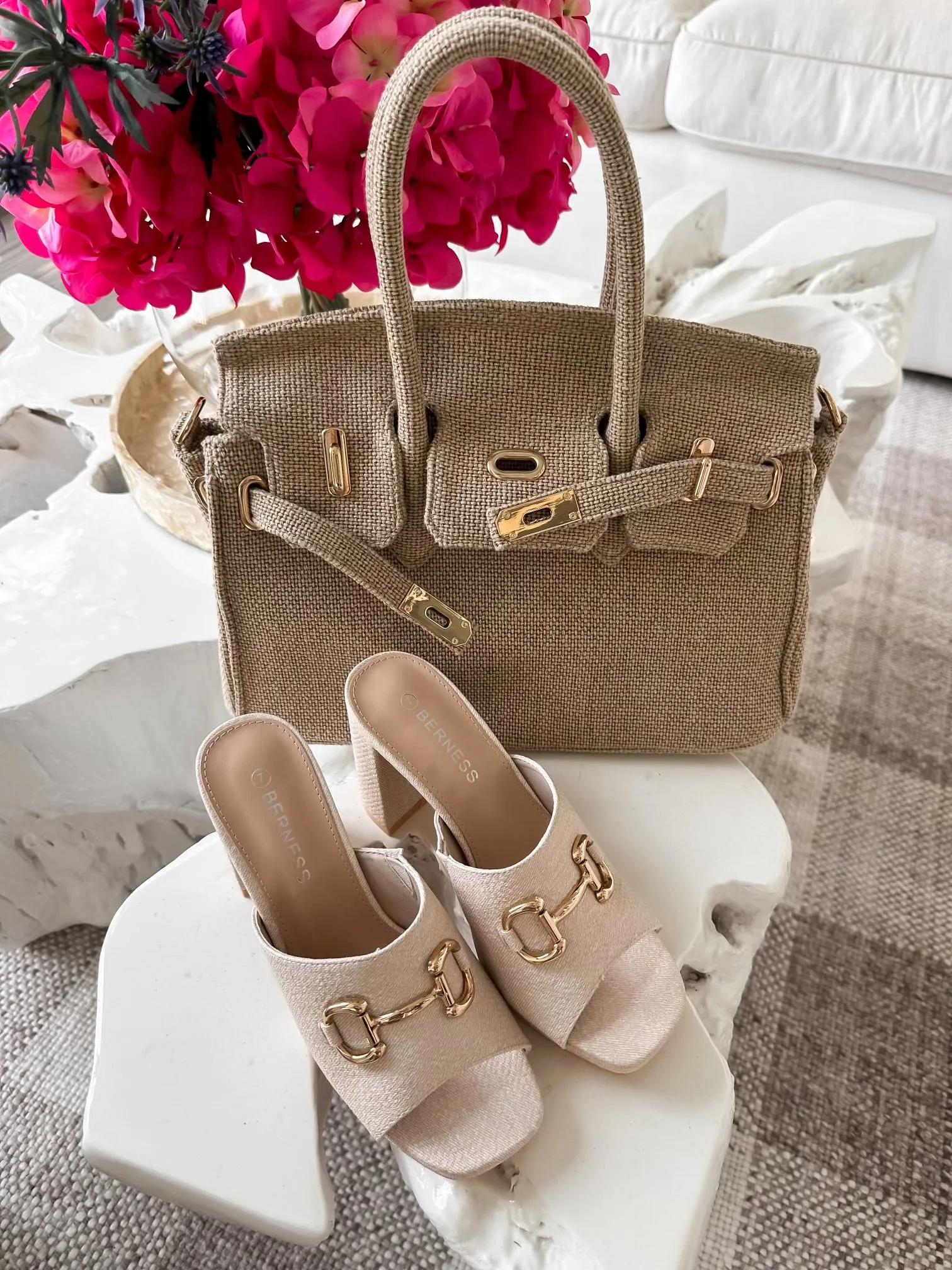 BEST SELLER!! Luxe Jute Handbag - Limited Edition