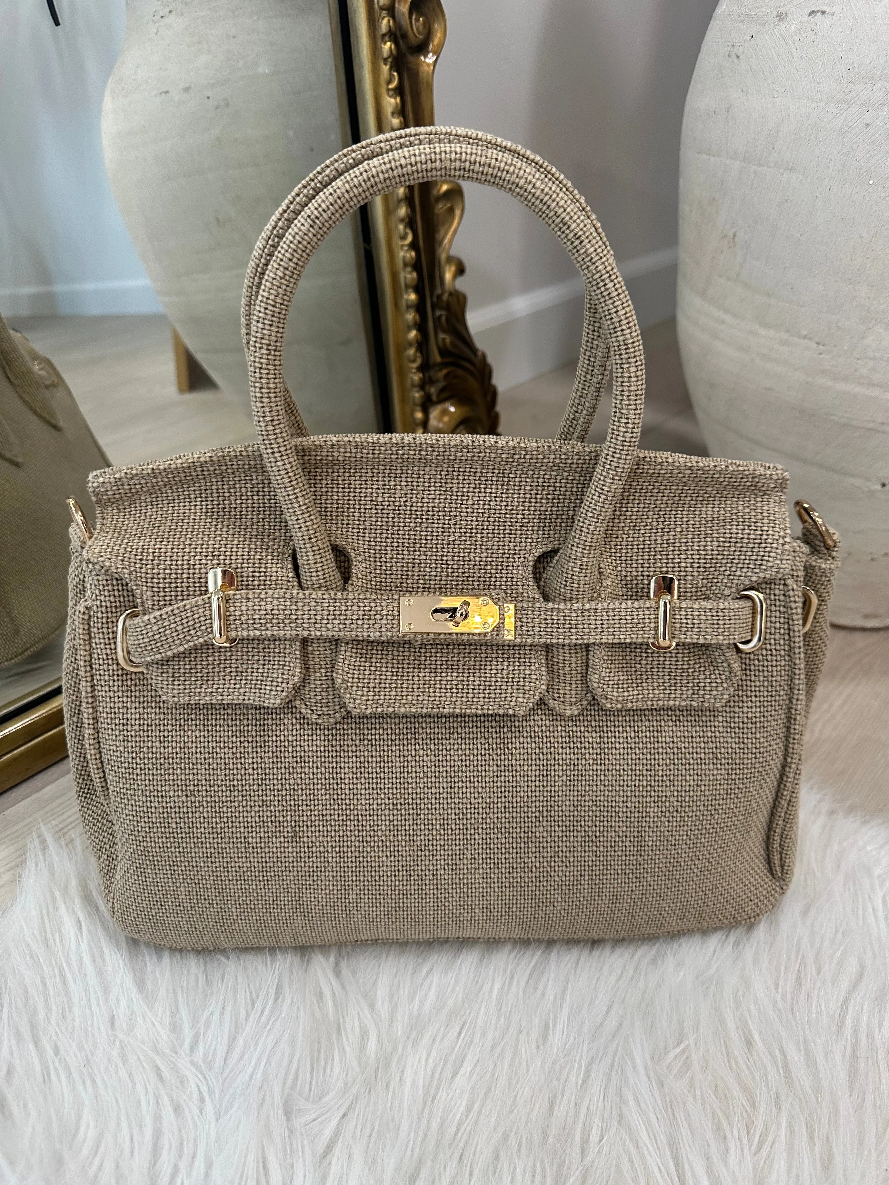 BEST SELLER!! Luxe Jute Handbag - Limited Edition
