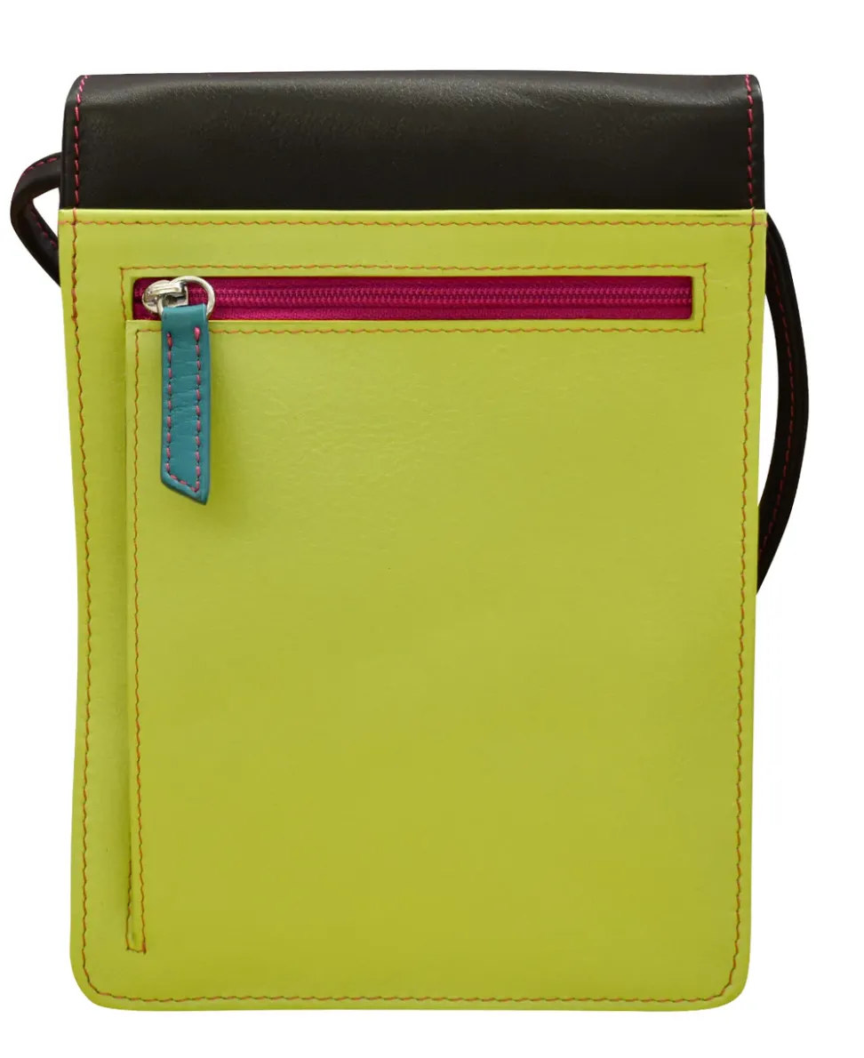 Black Brights Leather Organizer Bag