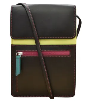 Black Brights Leather Organizer Bag