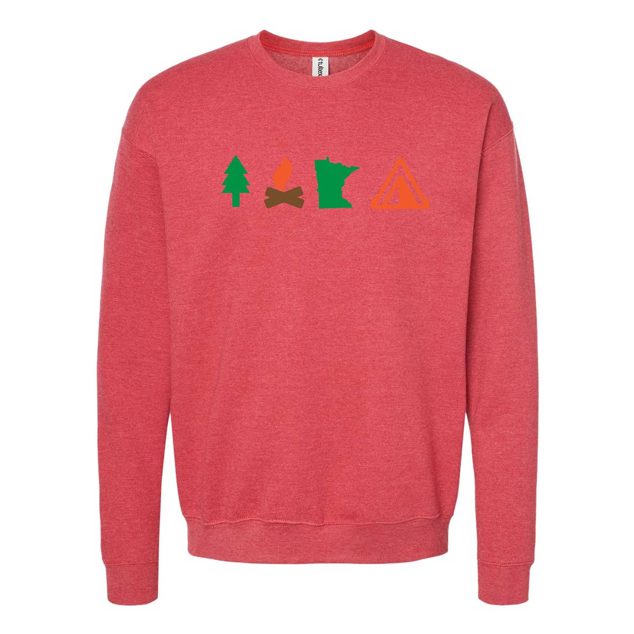 Camping Minnesota Crewneck Sweatshirt