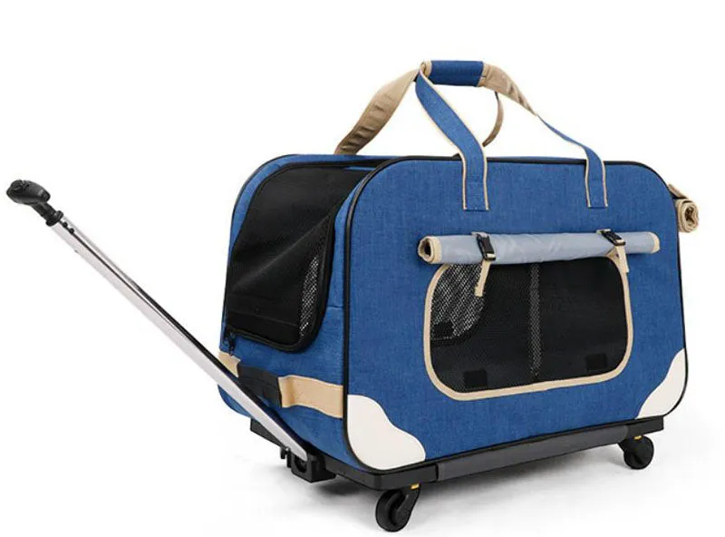 Can hold cats and dogs pet trolleys up to 17.5kg