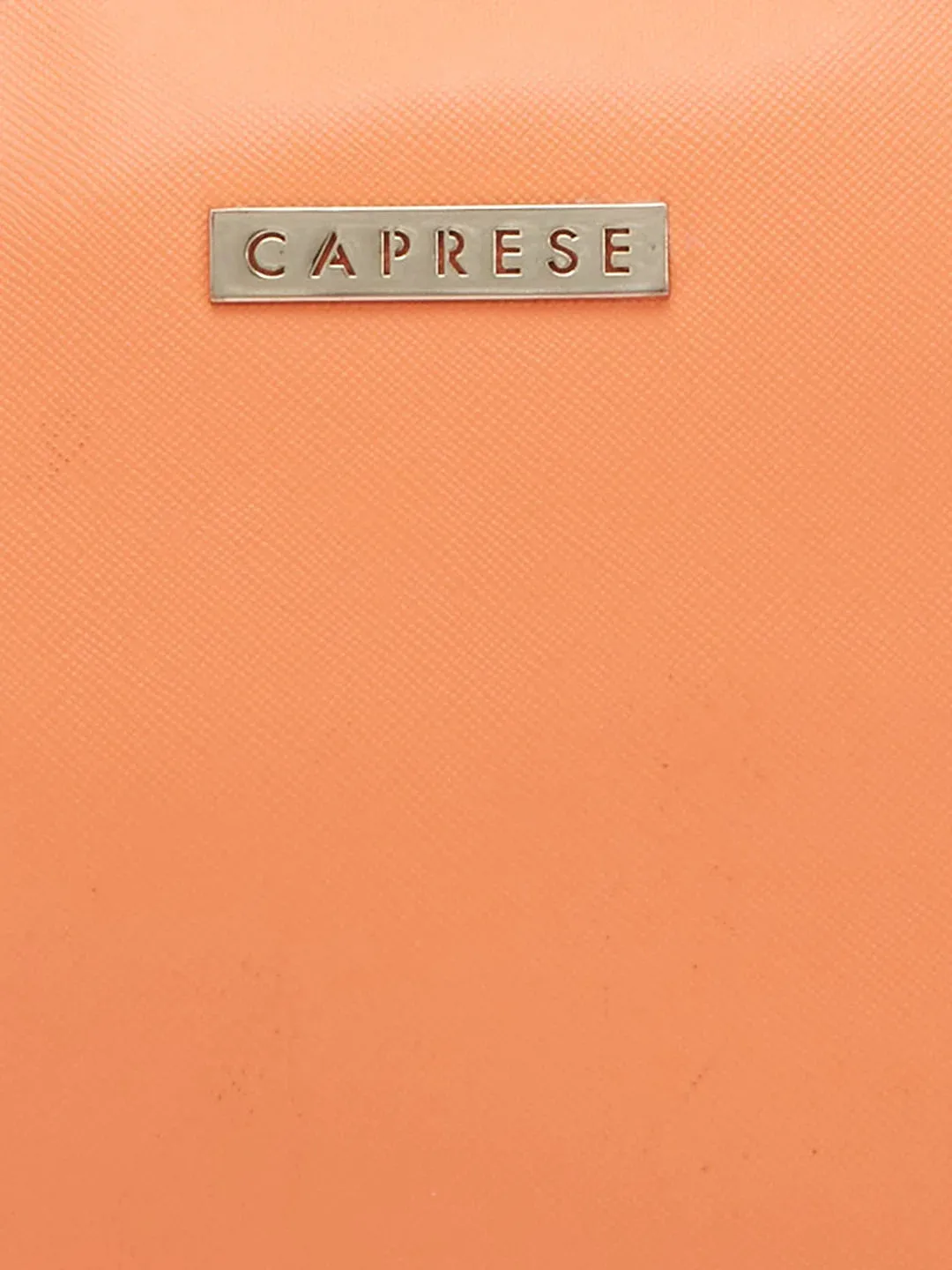Caprese Holden Small Sling Solid Faux Leather For Women Orange