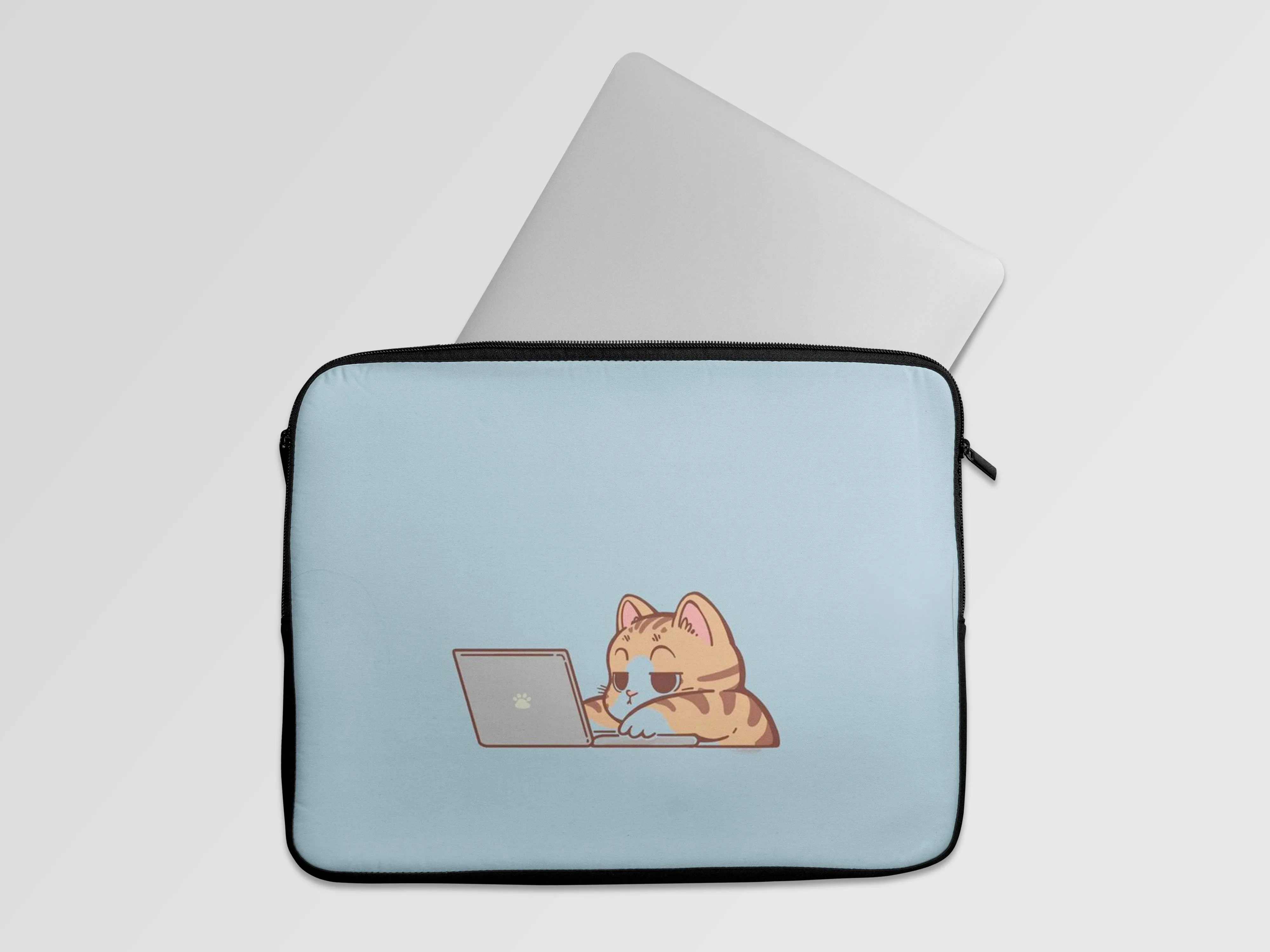 Cat Abstract Laptop Sleeve Bag