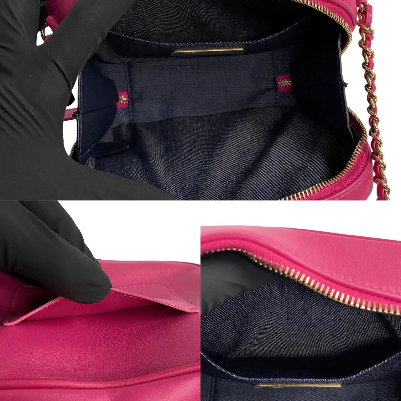 Chanel CC Mania Camera Case Leather Crossbody Bag in Excellent condition