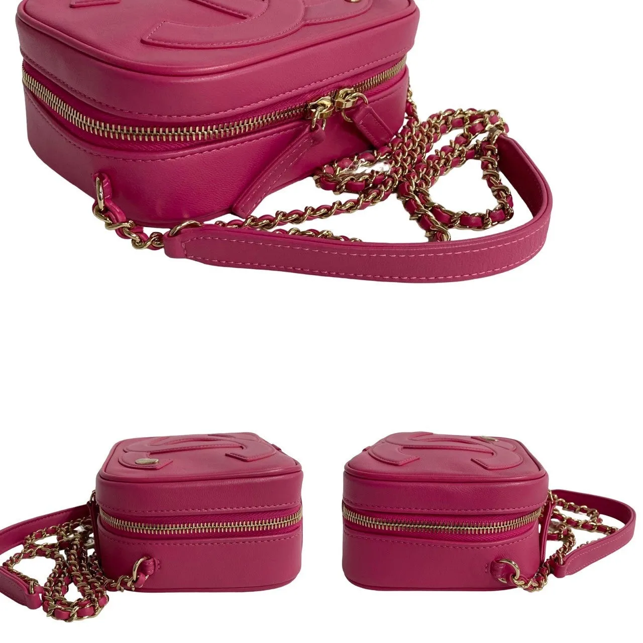 Chanel CC Mania Camera Case Leather Crossbody Bag in Excellent condition