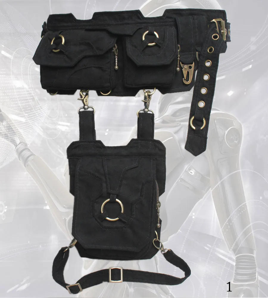 Cyborg Belt, with leg bag