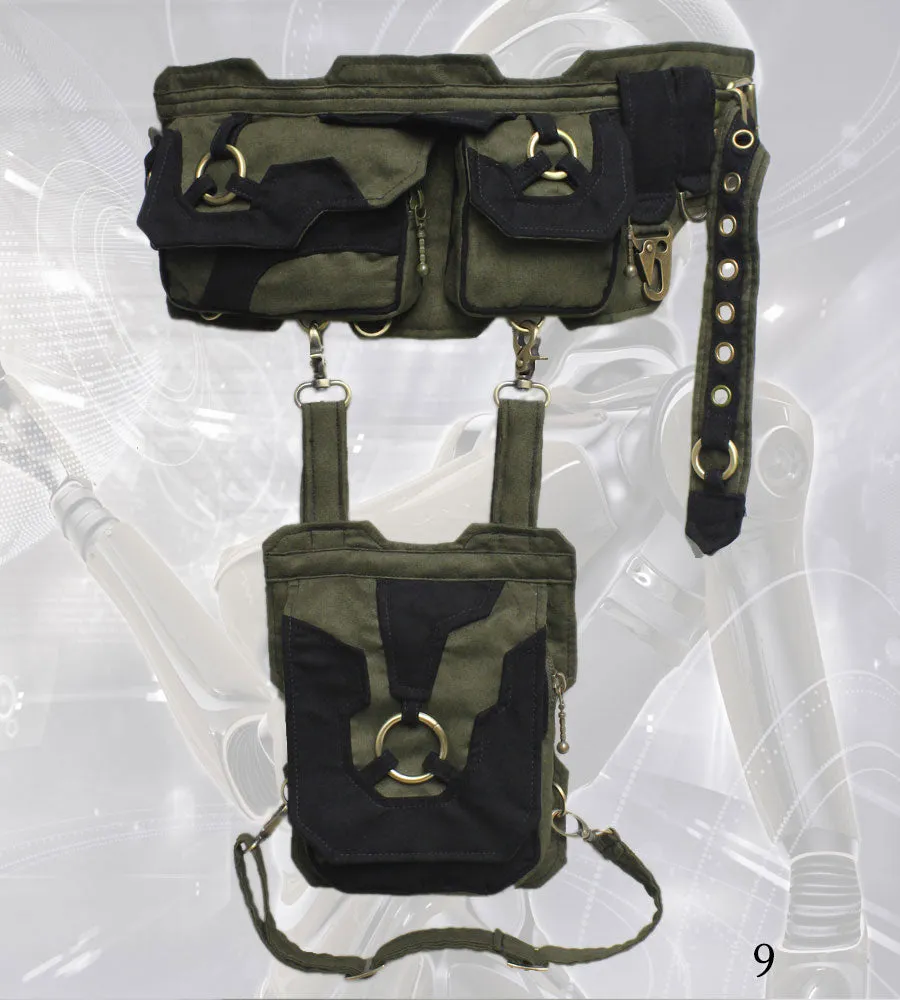Cyborg Belt, with leg bag