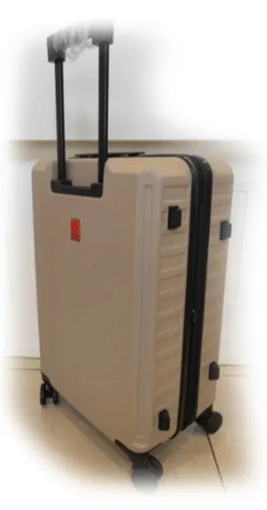 Dakar Desert Set of 3 Expandable Trolley Suitcases | Black