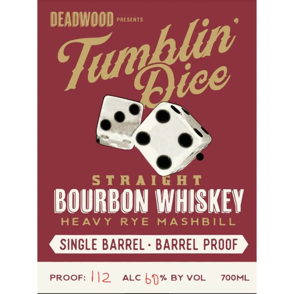 Deadwood Tumblin’ Dice 7 Year Old Straight Bourbon
