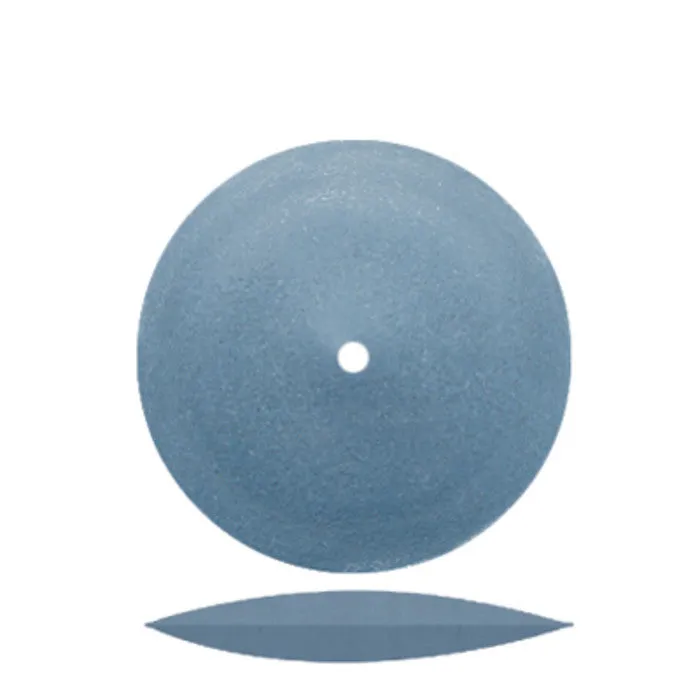 Dedeco® Classic Rubber Blue Knife Edge Wheels 7/8"