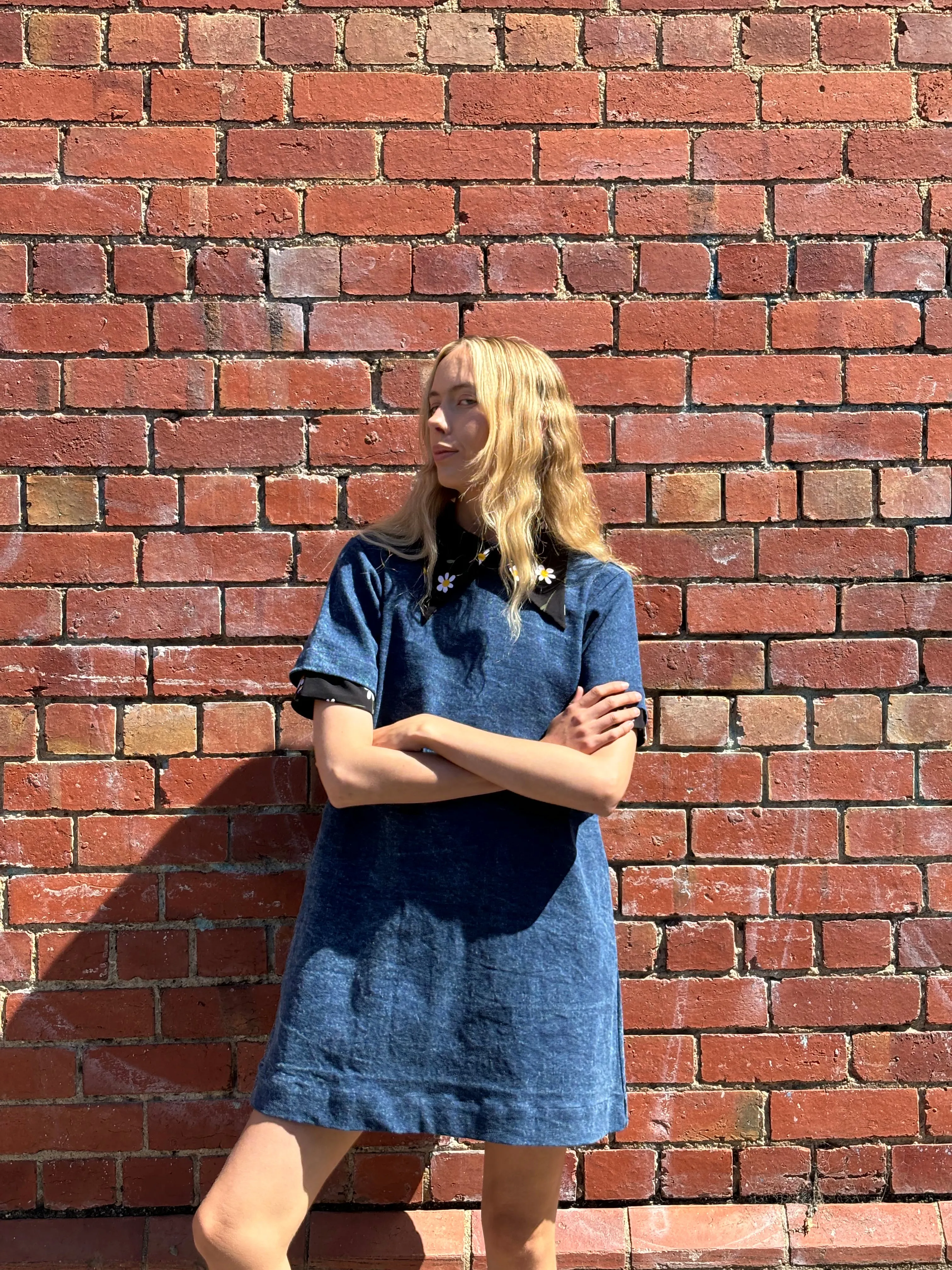 Denim Scoop Dress