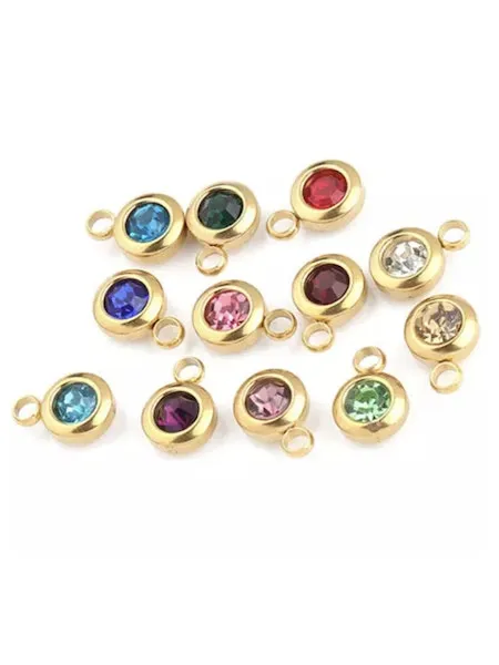Farrah B Birthstone Charm April