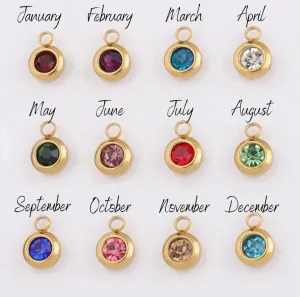 Farrah B Birthstone Charm April
