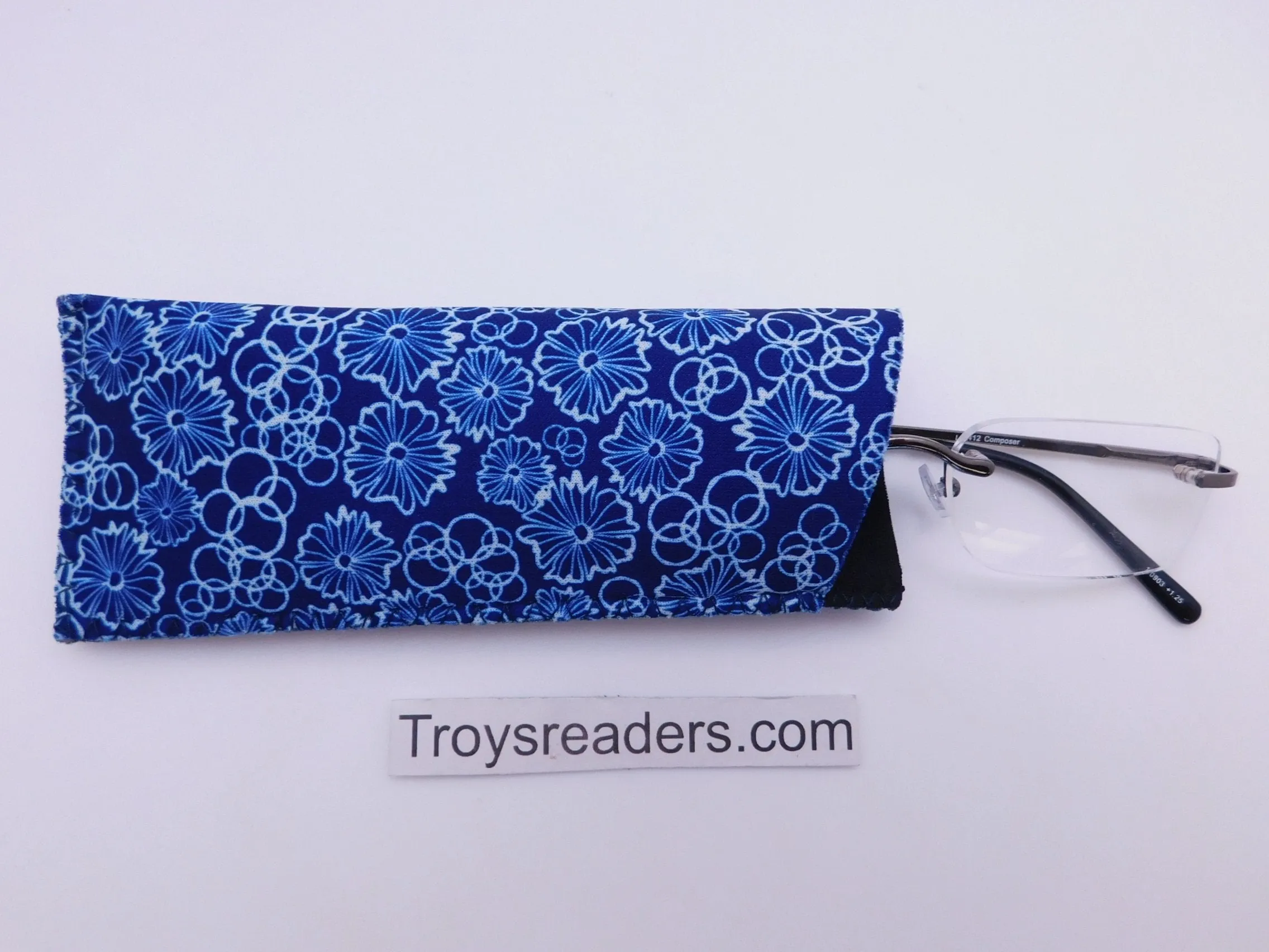 Floral Glasses Sleeve/Pouch in Five Colors