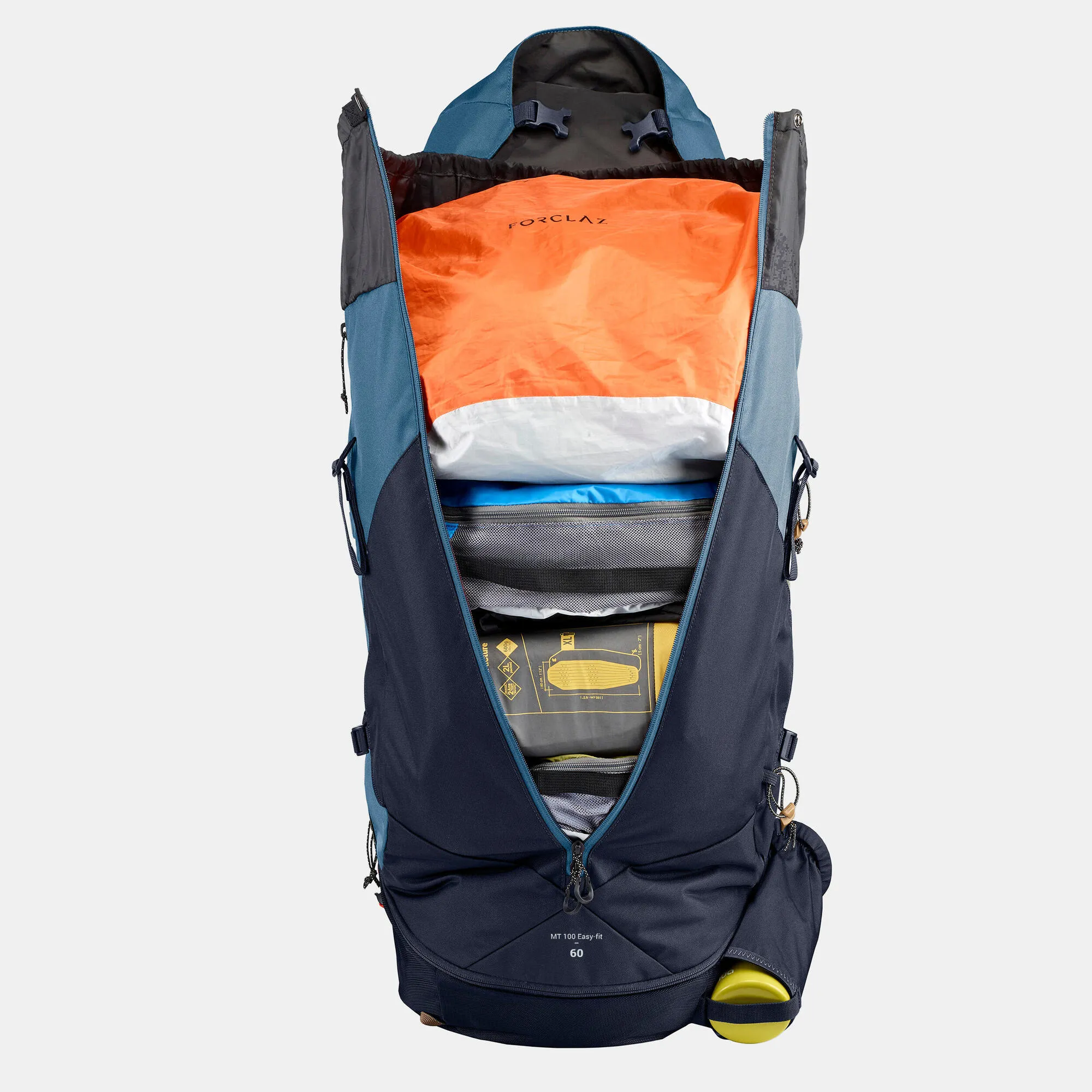 Forclaz Women's MT100 EasyFit 60L Backpacking Pack