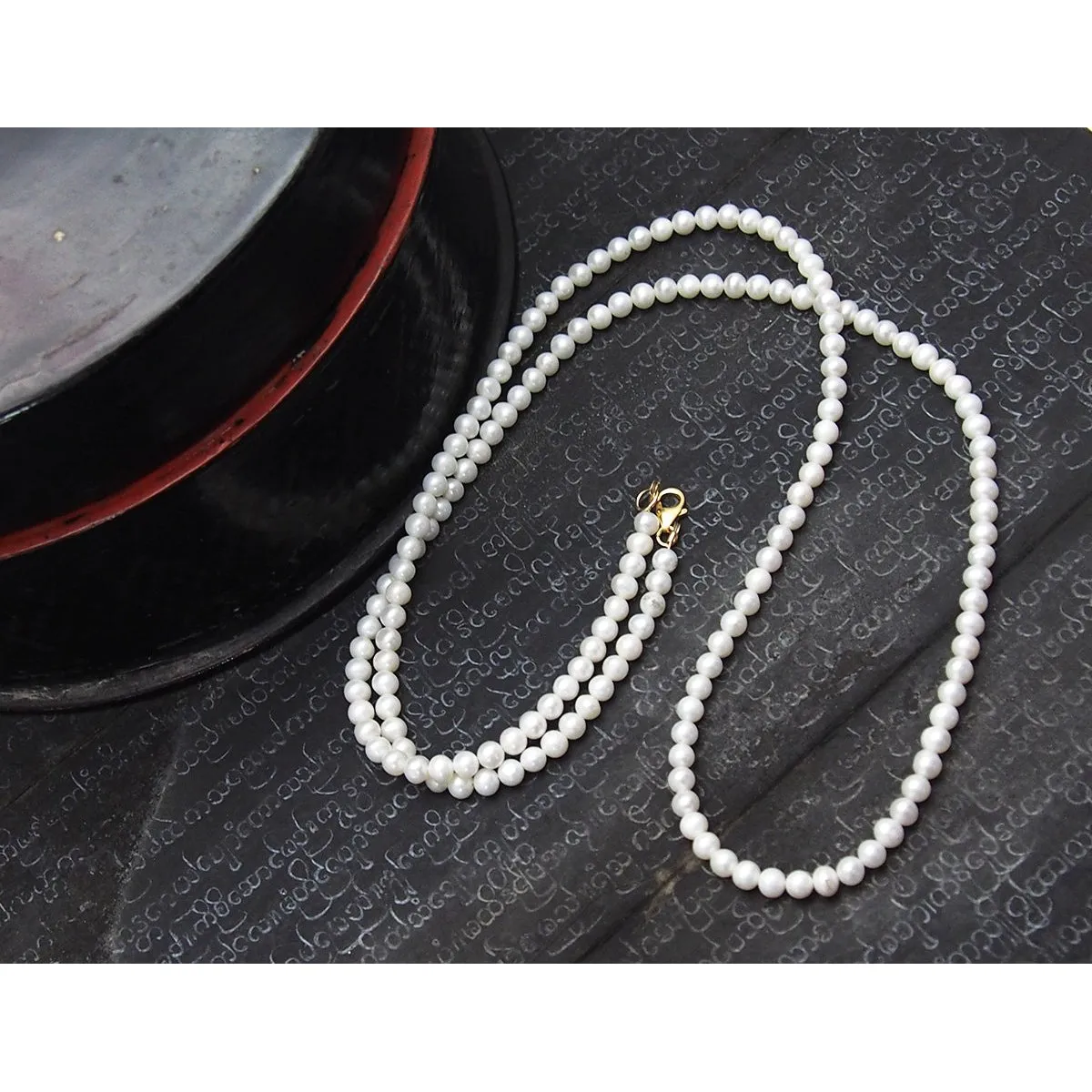 Fresh Water Pearl Necklace with Gold Filled Trigger Clasp