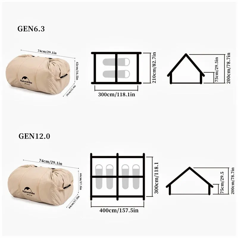 GEN 6.3 Inflatable Glamping Tent