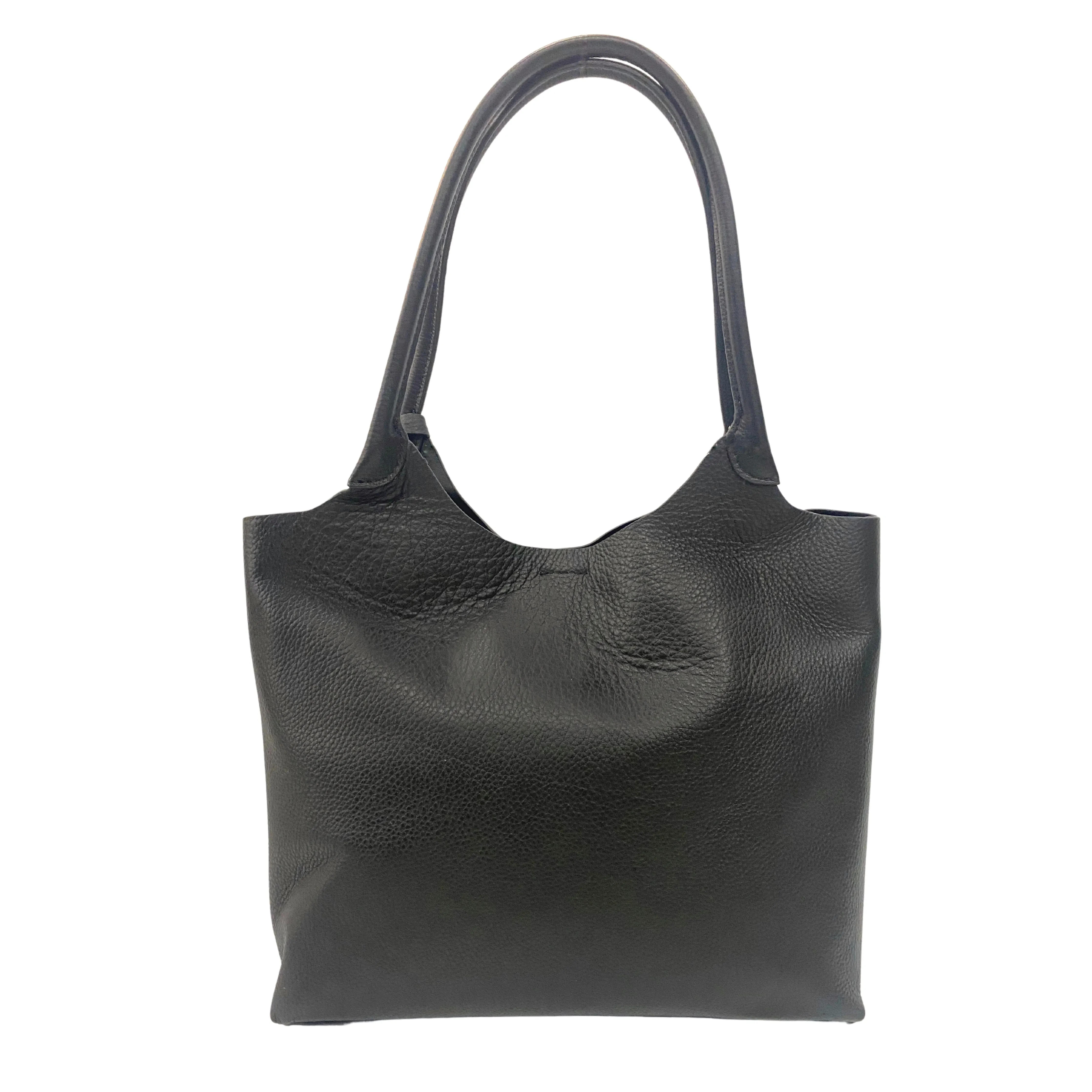 Genuine Leather Handbag with strap- Multiple Colors