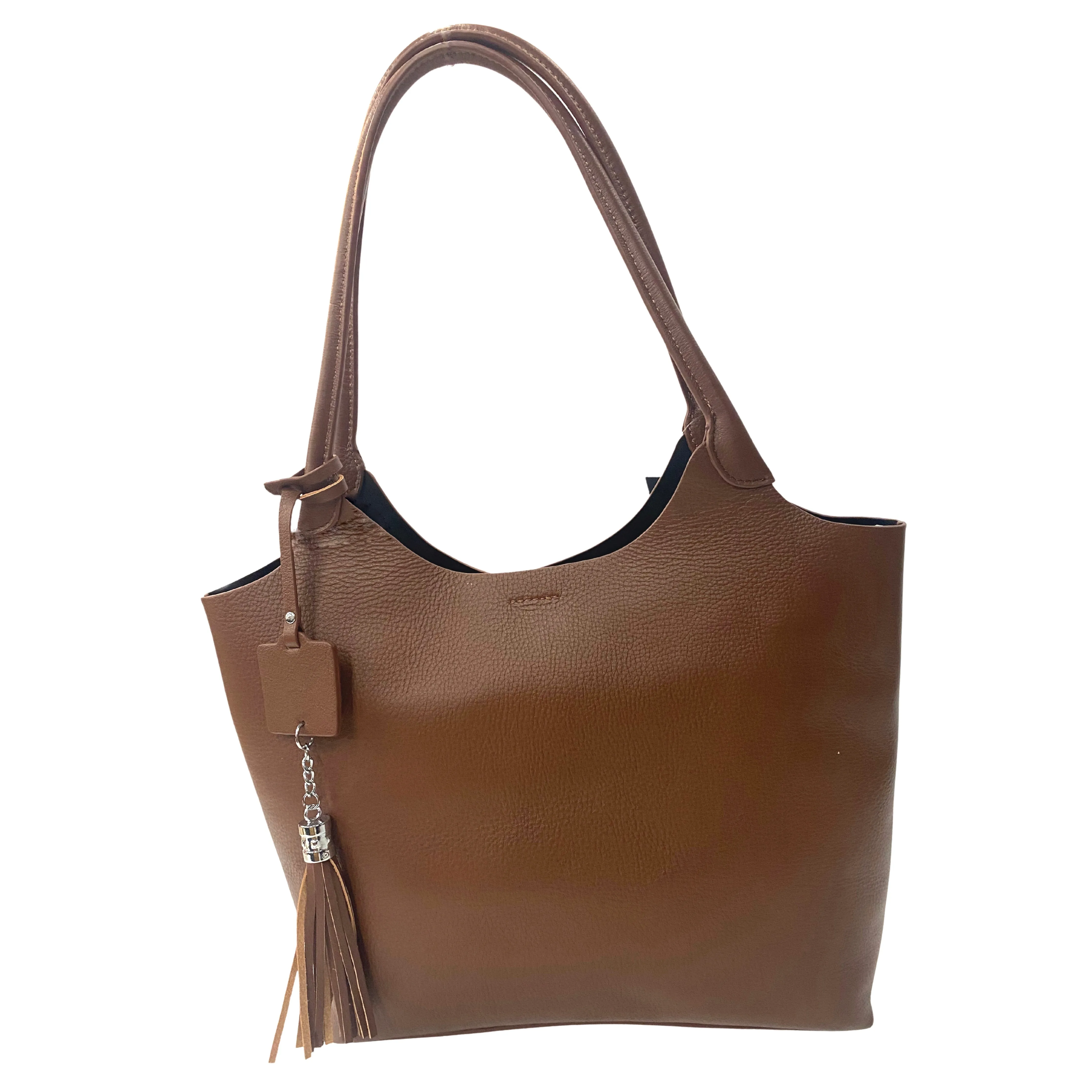 Genuine Leather Handbag with strap- Multiple Colors