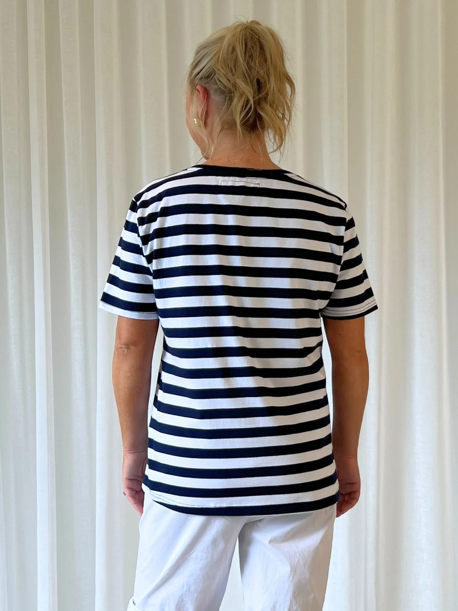 Heart Stripe T-shirt - Orange