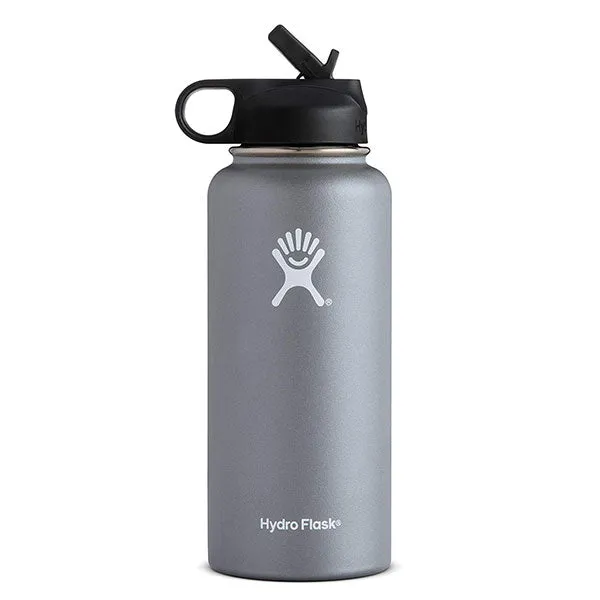 Hydro Flask 32 oz Wide Mouth Bottle with Straw Lid