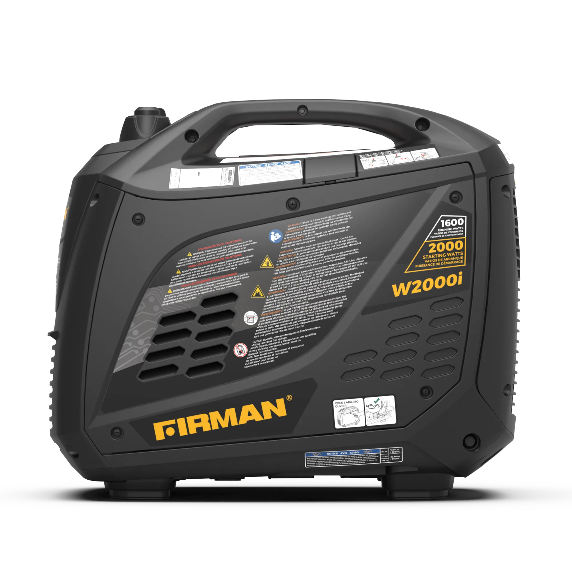 Inverter Portable Generator 2000/1600W Recoil Start