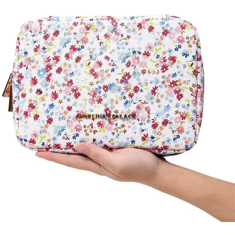 Jewelry Bag Large Blossom Wine