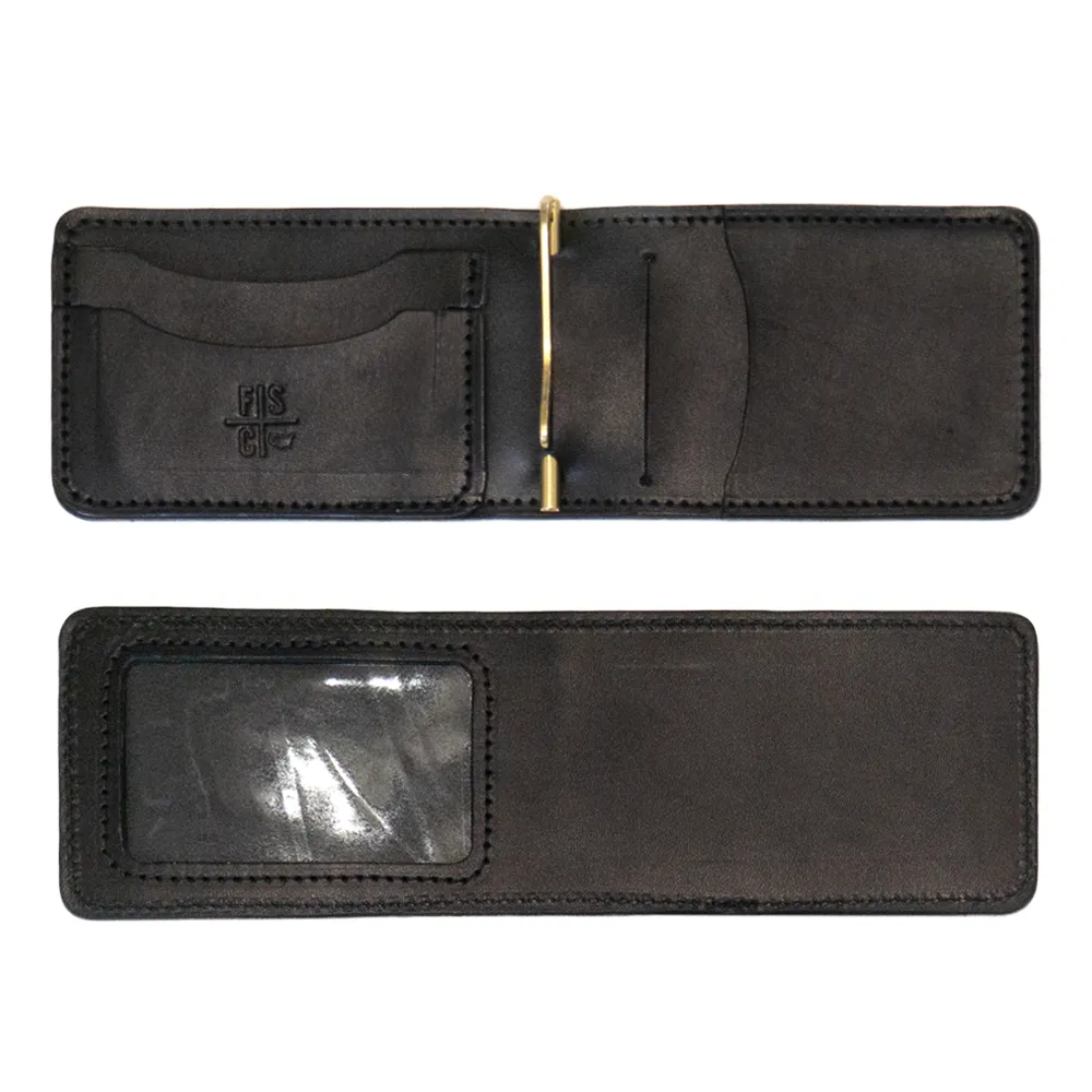 Leather Cash Clip Wallet